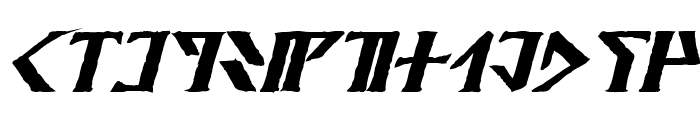 Davek Bold Italic Font LOWERCASE