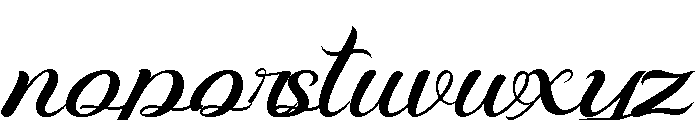 Davina Flower Monogram Demo Font LOWERCASE