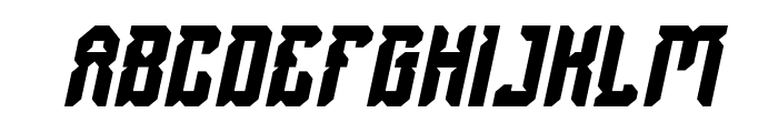 Dayak Shield Bold Italic Font UPPERCASE