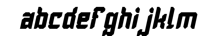 Dayak Shield Bold Italic Font LOWERCASE
