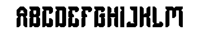 Dayak Shield Bold Font UPPERCASE