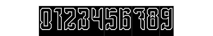 Dayak Shield-Hollow-Inverse Font OTHER CHARS