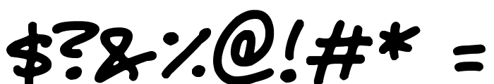 Daydreamer Font OTHER CHARS