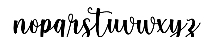 Daylove_DEMO Font LOWERCASE