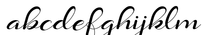 Daysha Personal Use Font LOWERCASE