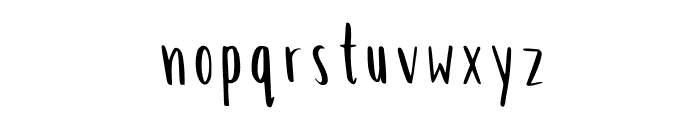 Dazey Regular Font LOWERCASE