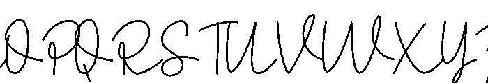 Dazzling Font UPPERCASE