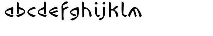 Daedalus Regular Font LOWERCASE