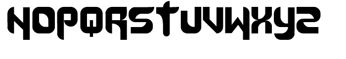 Dafunk Regular Font LOWERCASE