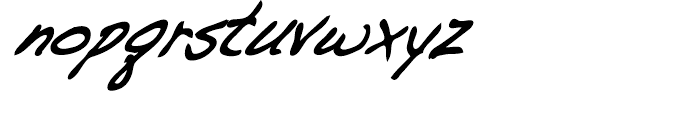 Dakota Bold Condensed Italic Font LOWERCASE