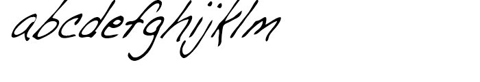 Dakota Condensed Italic Font LOWERCASE