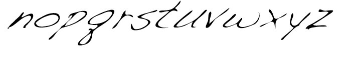 Dakota Light Italic Font LOWERCASE