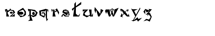 Damosel Regular Font LOWERCASE