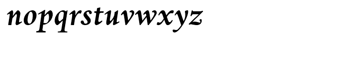 Dante Bold Italic Font LOWERCASE