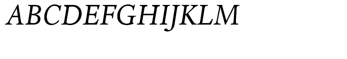 Dante Italic Font UPPERCASE