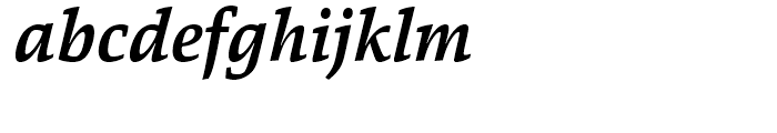 Danton Bold Italic Font LOWERCASE