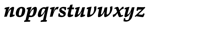 Danton ExtraBold Italic Font LOWERCASE