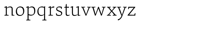 Danton ExtraLight Font LOWERCASE