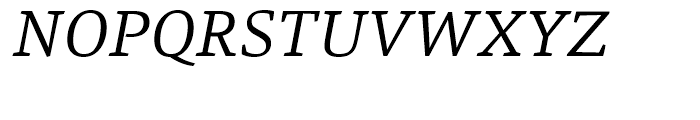 Danton Italic Font UPPERCASE