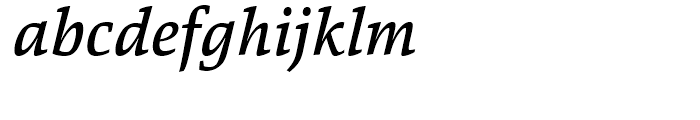 Danton Medium Italic Font LOWERCASE