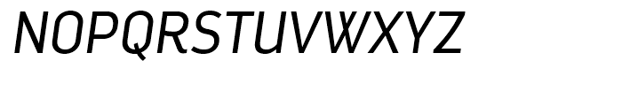 Darwin Light Italic Font UPPERCASE
