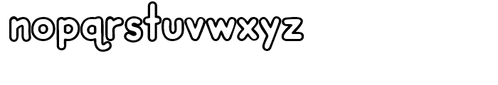 Dash To School Outline Font LOWERCASE
