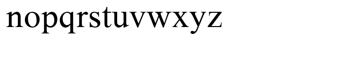 David Narrow Font LOWERCASE