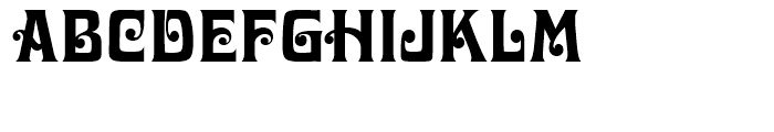 Davida Bold Font LOWERCASE