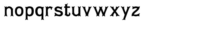 Dawson Regular Font LOWERCASE