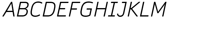 Daytona Light Italic Font UPPERCASE