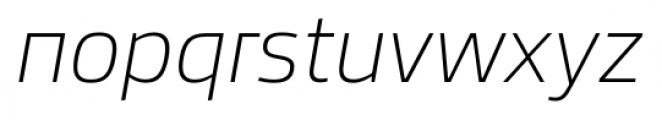 Dalle Display Thin Italic Font LOWERCASE