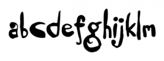 Dandelion Regular Font LOWERCASE
