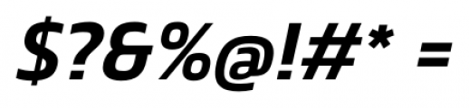 Danos Medium Italic Font OTHER CHARS