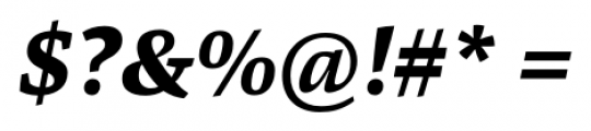 Danton Extra Bold Italic Font OTHER CHARS