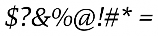 Danton Italic Font OTHER CHARS