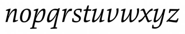 Danton Italic Font LOWERCASE
