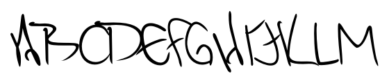 Dario Handwriting Regular Font UPPERCASE