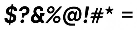 Dart 4F Medium Italic Font OTHER CHARS