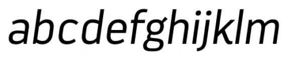 Darwin Light Italic Font LOWERCASE