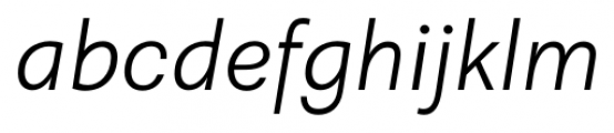 David Extra Light Italic Font LOWERCASE