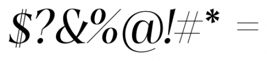 Dawnora Italic Font OTHER CHARS