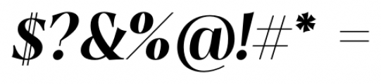 Dawnora Semibold Italic Font OTHER CHARS