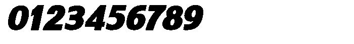 Dafe Ranst Black Italic Font OTHER CHARS