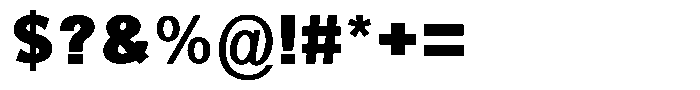 Dafe Ranst Black Font OTHER CHARS