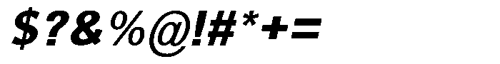Dafe Ranst Bold Italic Font OTHER CHARS
