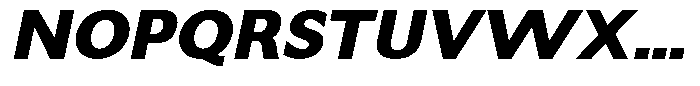 Dafe Ranst Extra Bold Italic Font UPPERCASE