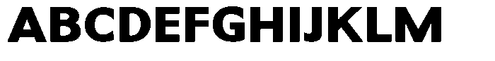 Dafe Ranst Extra Bold Font UPPERCASE