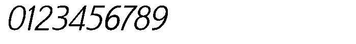 Dafe Ranst Extra Light Italic Font OTHER CHARS