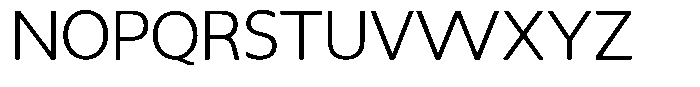 Dafe Ranst Extra Light Font UPPERCASE