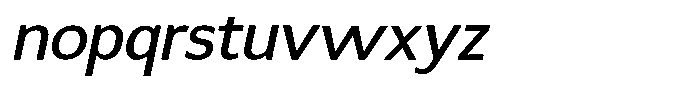 Dafe Ranst Italic Font LOWERCASE